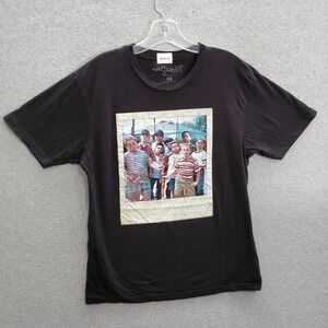 The Sandlot Men T-Shirt‎ Medium Black Group Poster Graphic Short Sleeve Tee